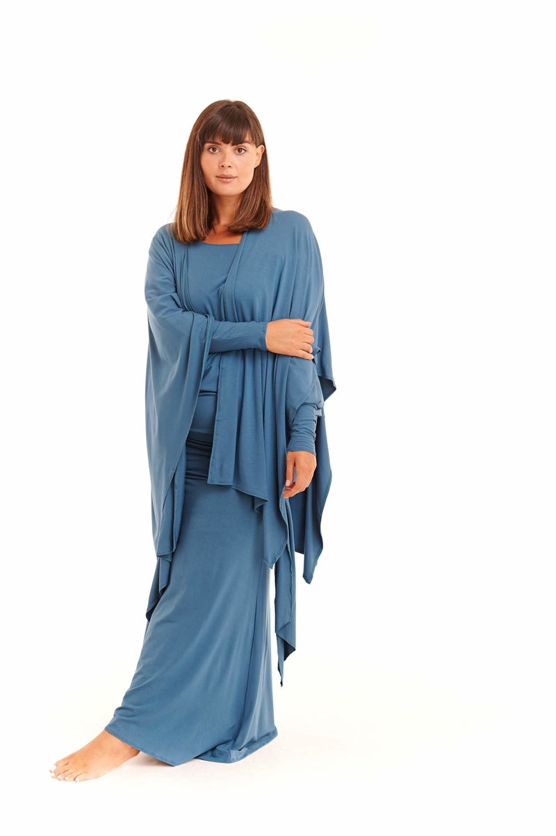 BAMBOO THAI SKIRT TEAL