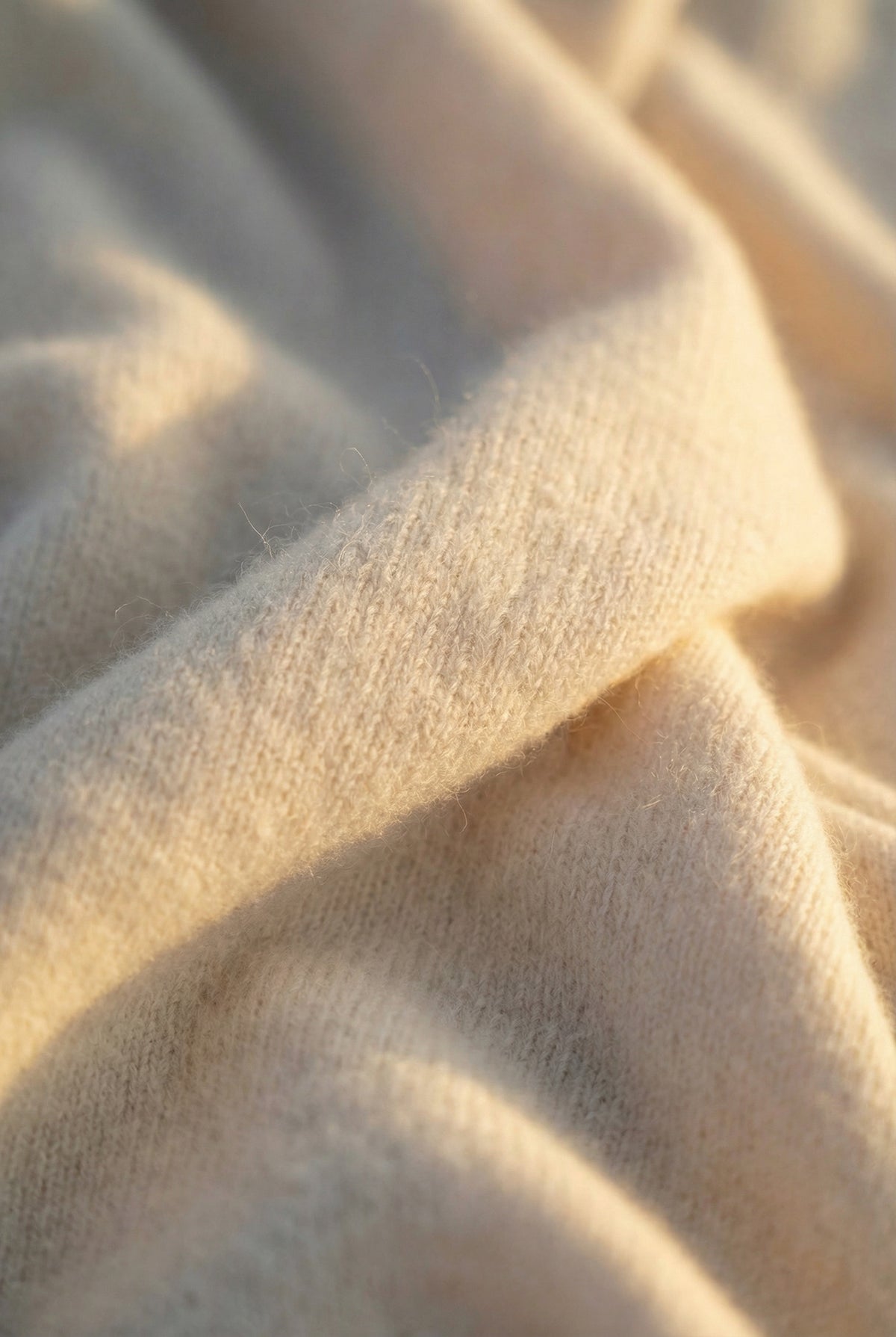 NEW 100% MONGOLIAN CASHMERE WATERFALL JACKET WINTER WHITE