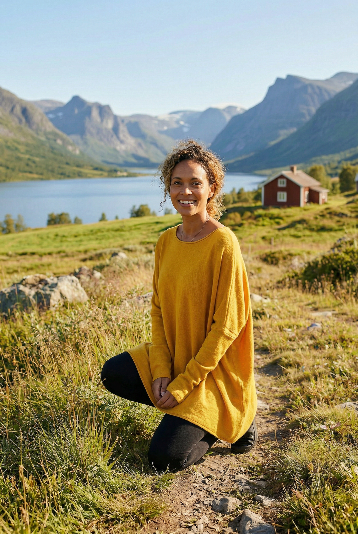 100% 4 PLY CASHMERE SNUGGLE BOX JUMPER TIBETAN YELLOW