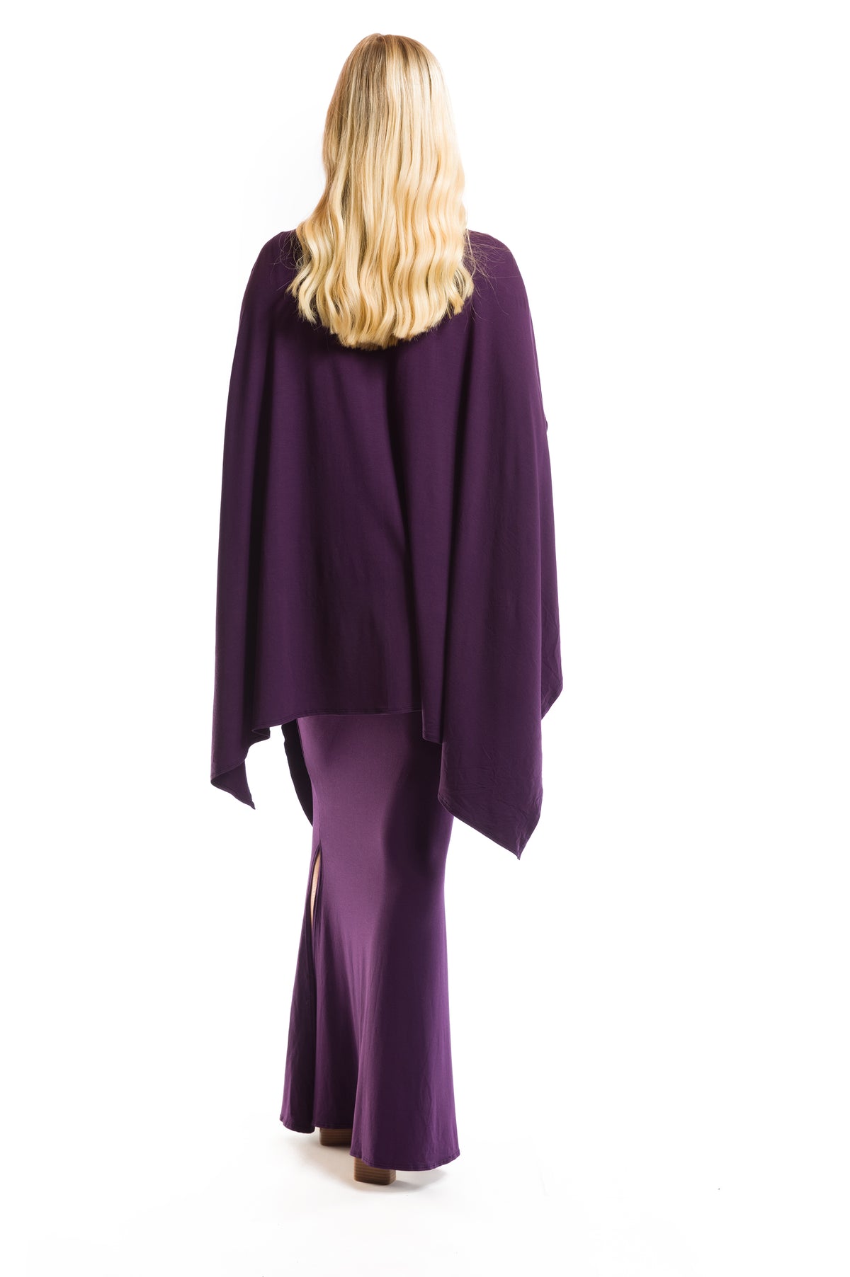BAMBOO WRAP TOP DEEP PURPLE