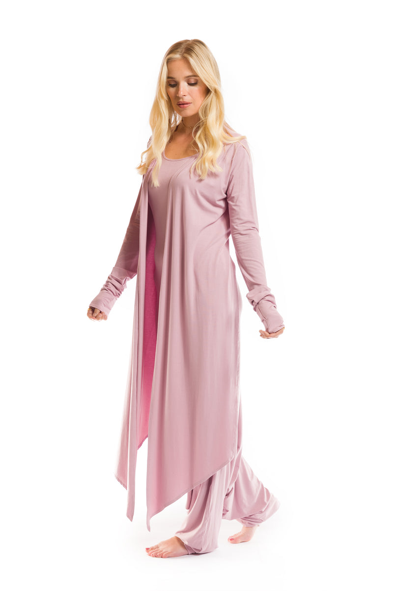 BAMBOO DRAPE SHRUG ROSEWOOD