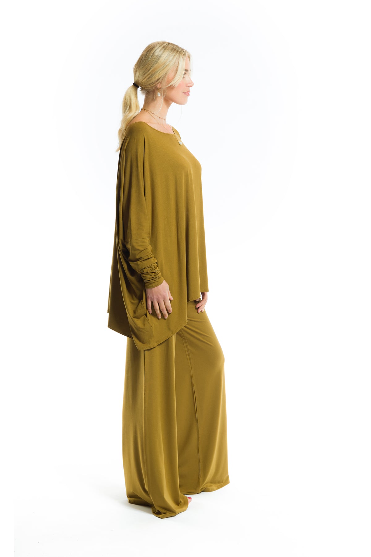 BAMBOO BAGGY BOX TOP PISTACHIO