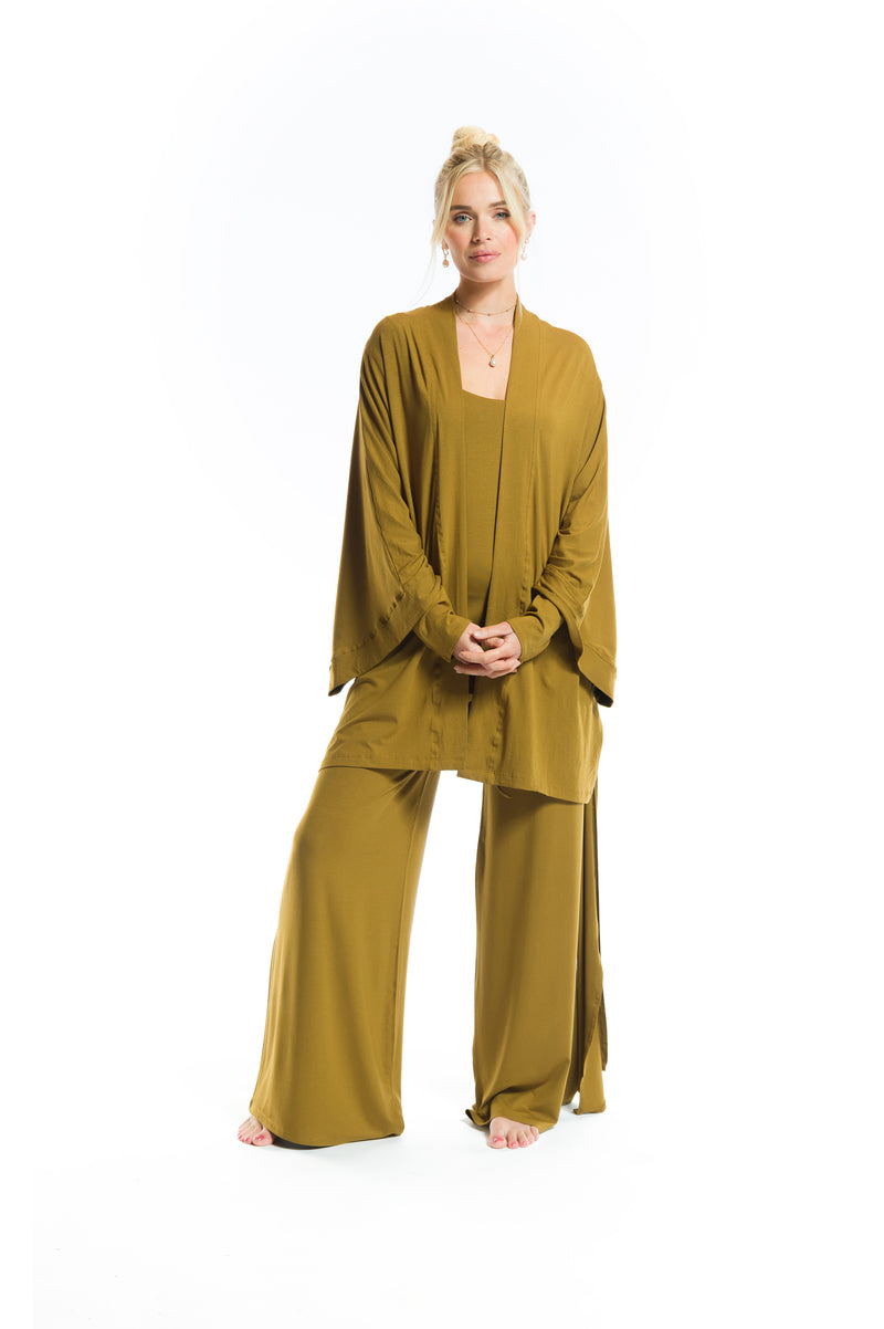 BAMBOO LONG SLEEVE TOP PISTACHIO