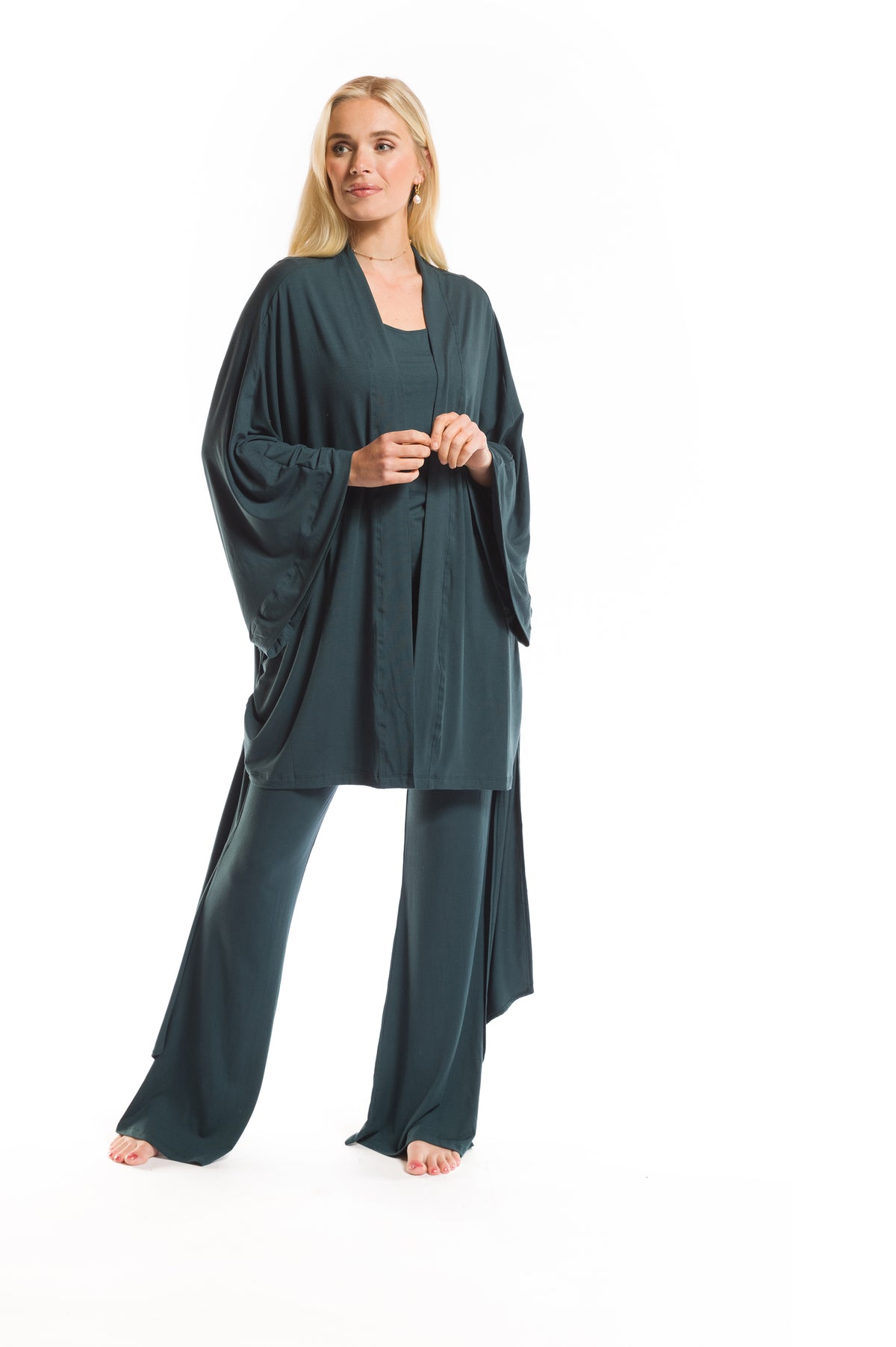 BAMBOO SOUL PANTS OCEAN GREEN