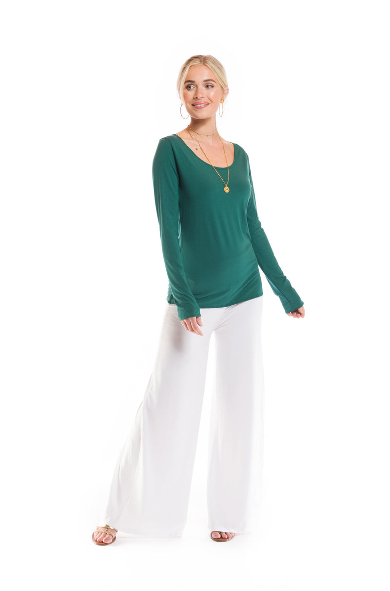 BAMBOO LONG SLEEVE TOP FLORESTA
