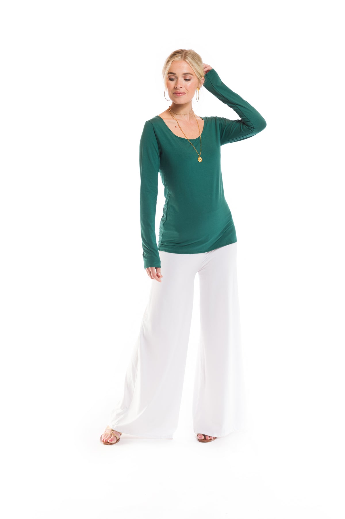 BAMBOO LONG SLEEVE TOP FLORESTA