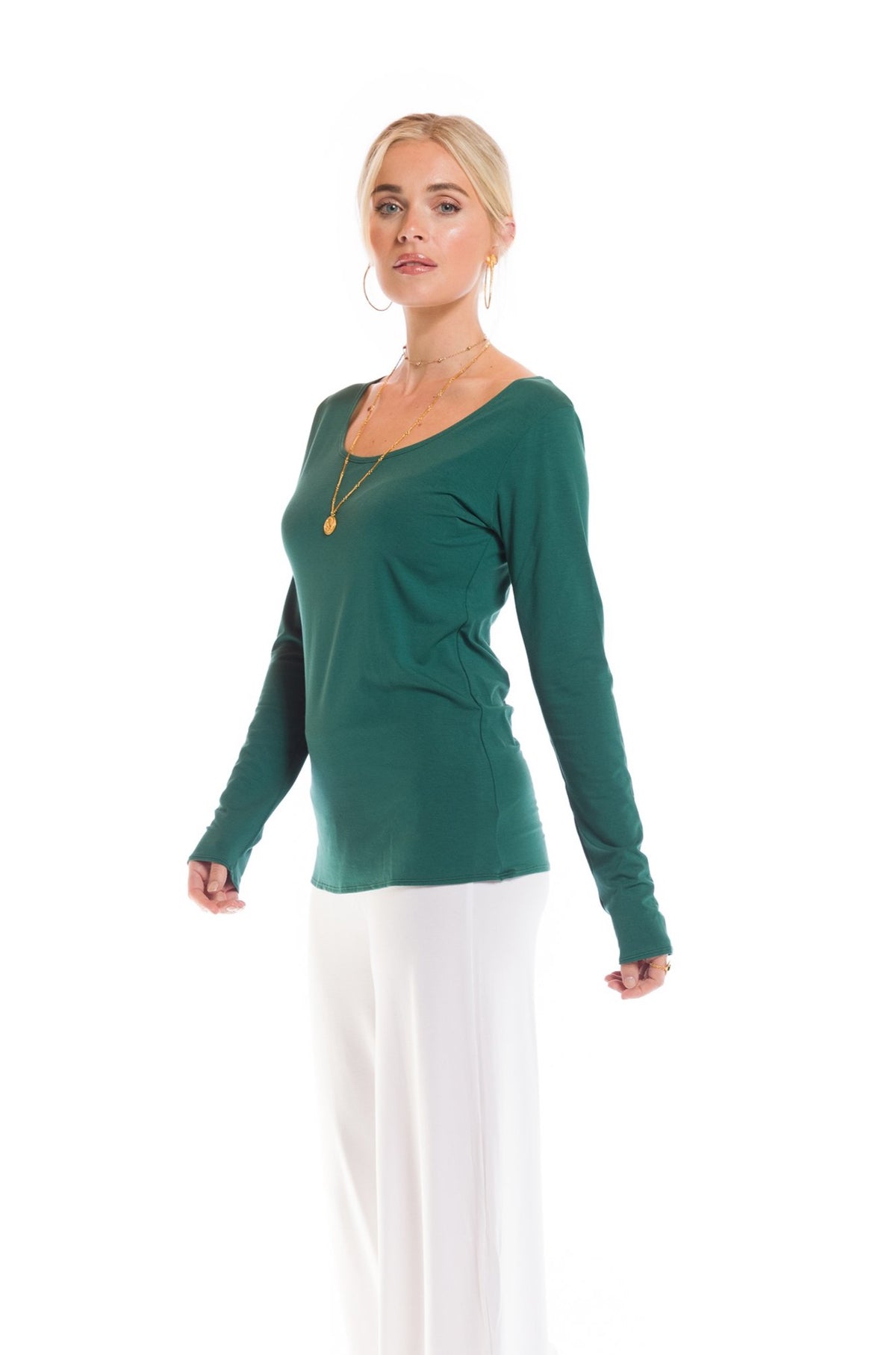 BAMBOO LONG SLEEVE TOP FLORESTA