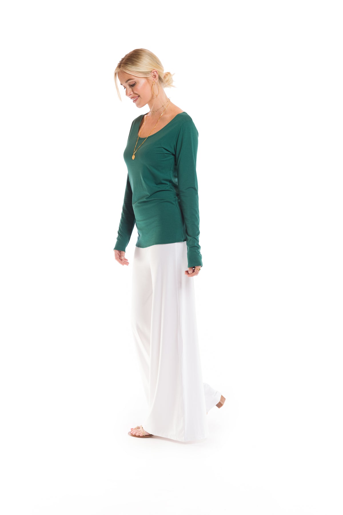 BAMBOO LONG SLEEVE TOP FLORESTA