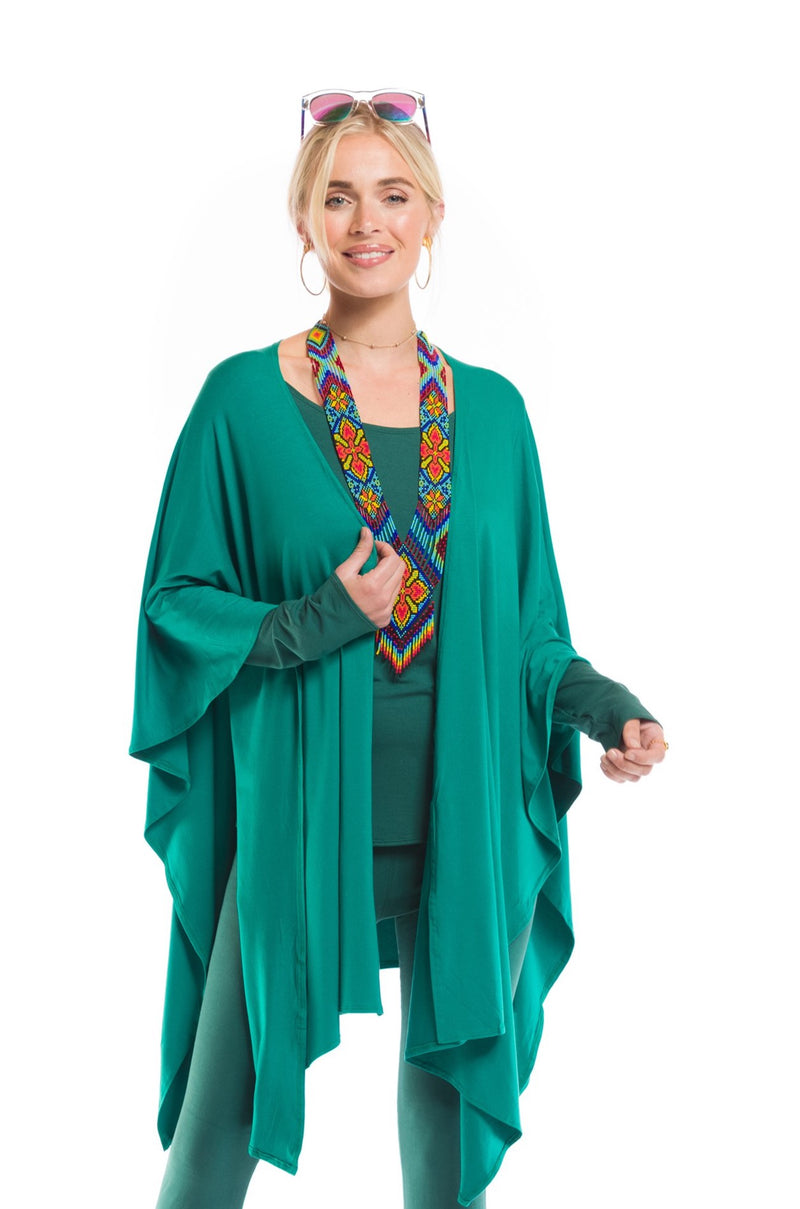 BAMBOO WRAP TOP JADE