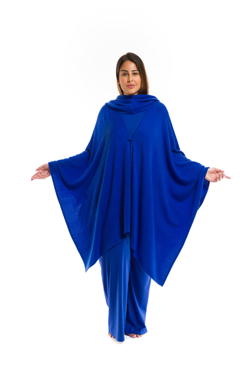 BAMBOO PALAZZO PANTS COBALT BLUE