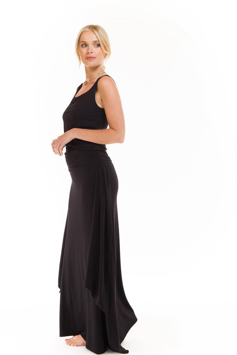 BAMBOO THAI SKIRT BLACK