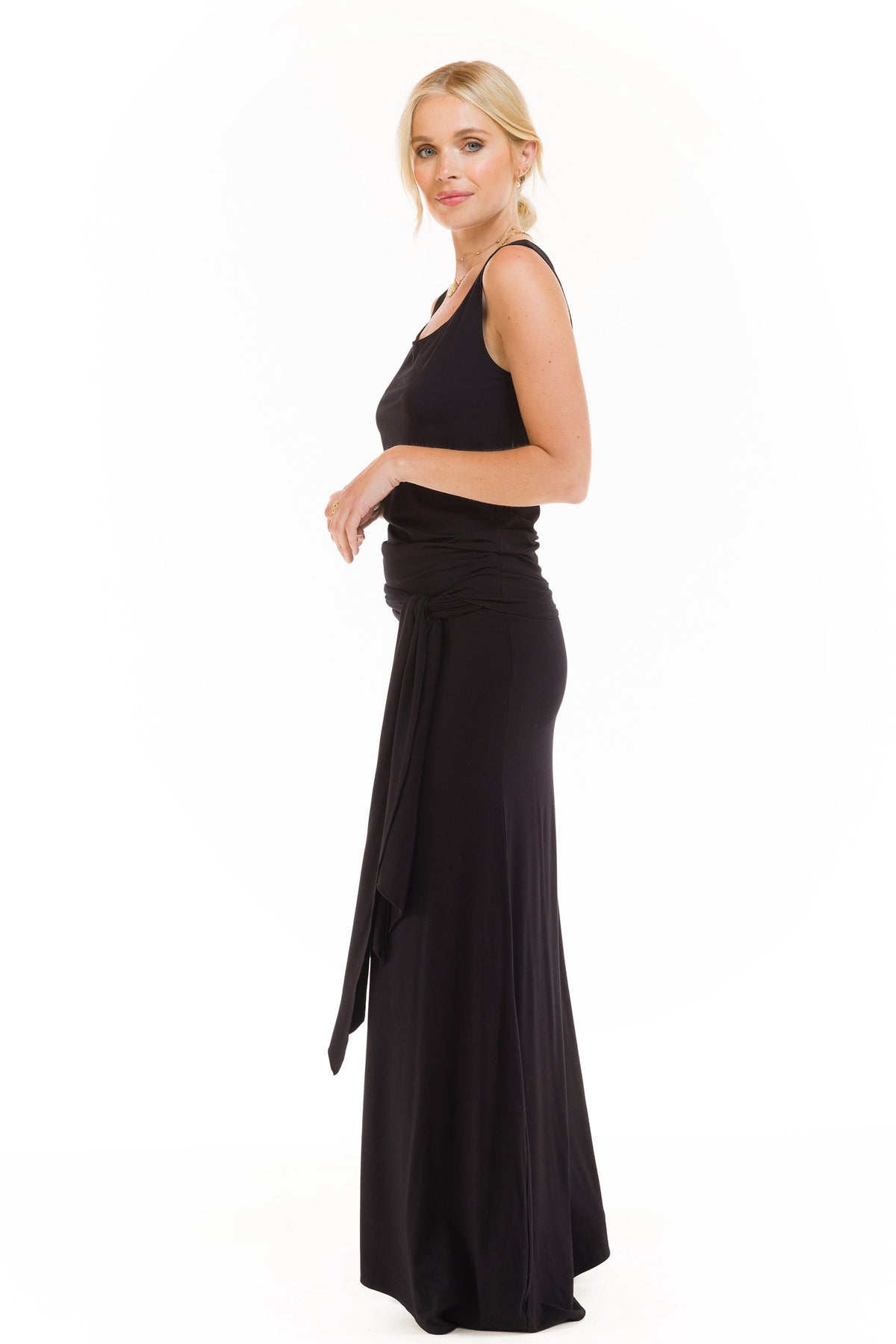 BAMBOO THAI SKIRT BLACK