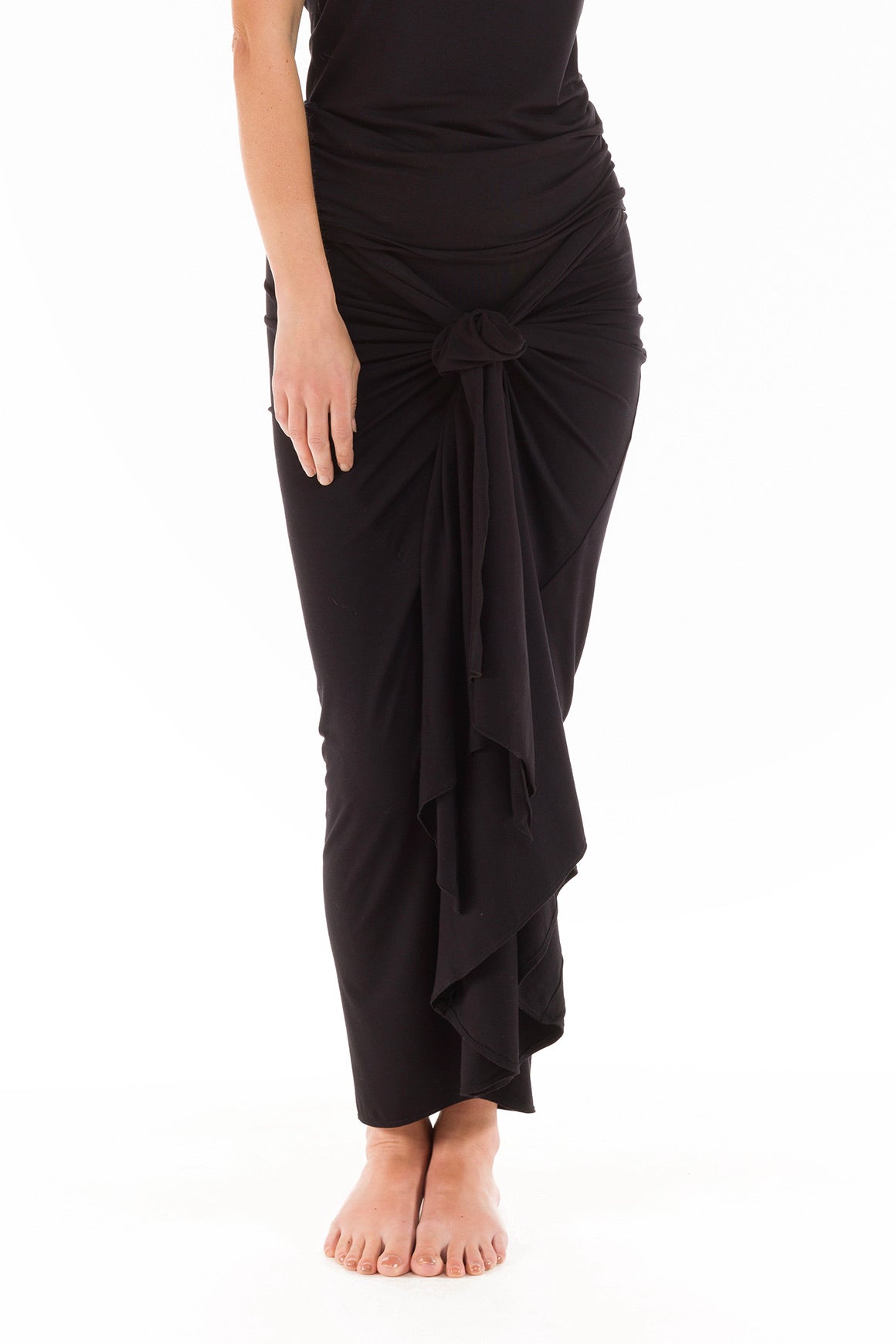 BAMBOO THAI SKIRT BLACK