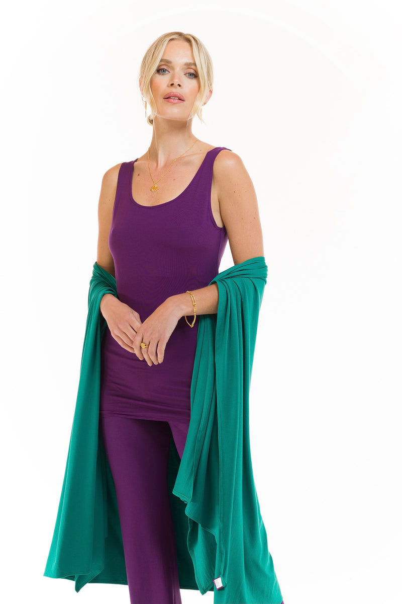 BAMBOO WRAP TOP JADE