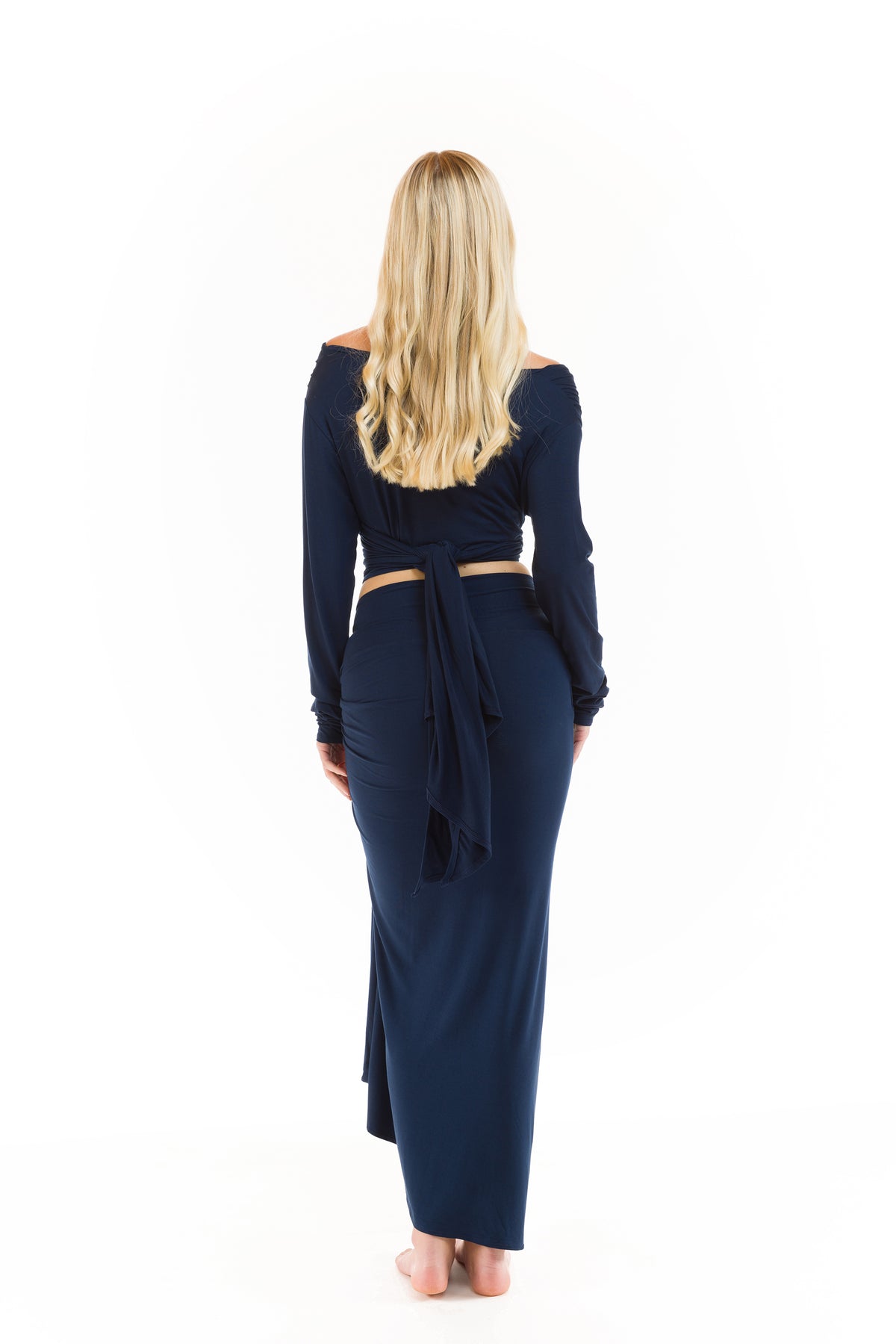 BAMBOO THAI SKIRT NAVY