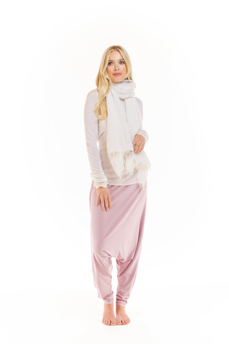 100% ULTRA FINE LONG SLEEVE TOP WINTER WHITE