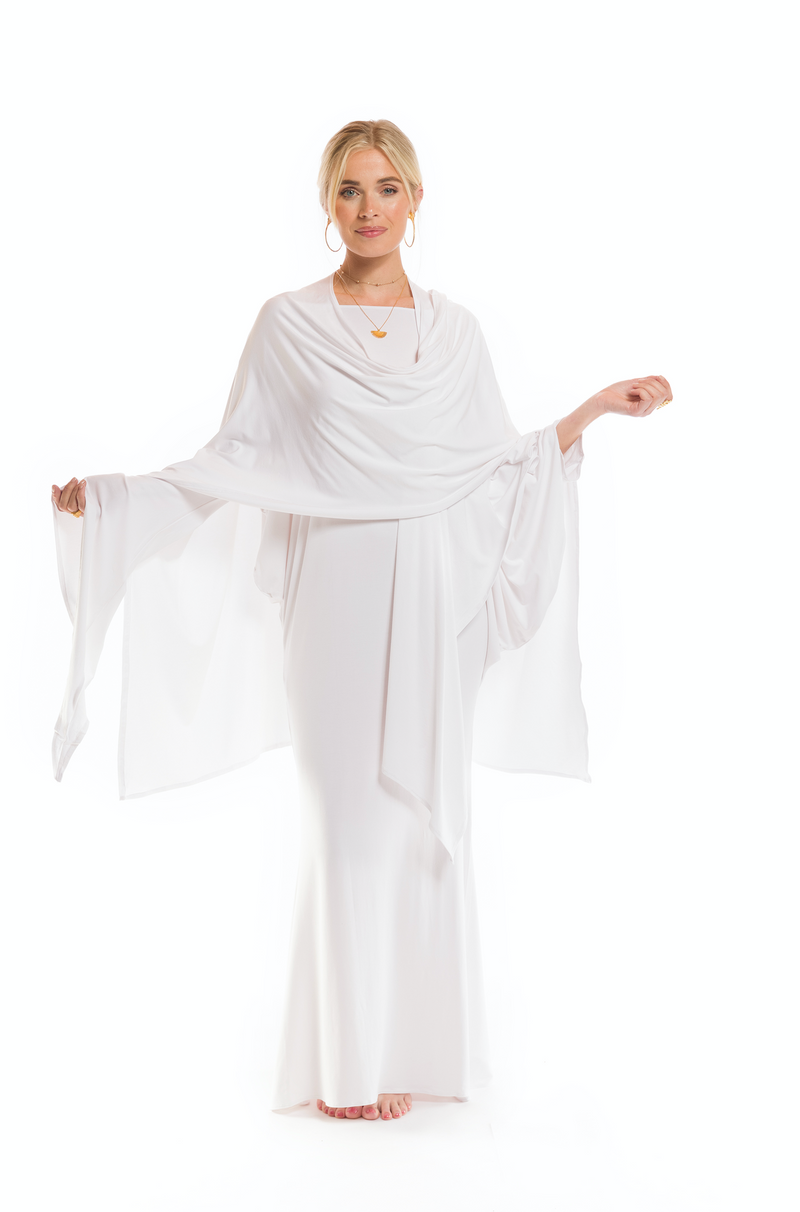 GRECIAN DRESS WHITE