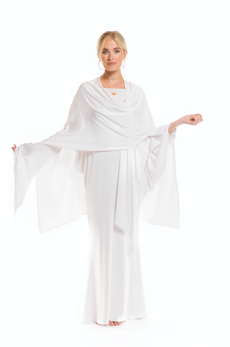 GRECIAN DRESS WHITE