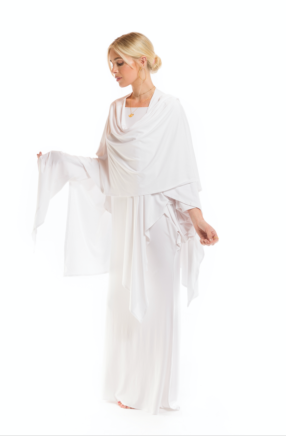 GRECIAN DRESS WHITE