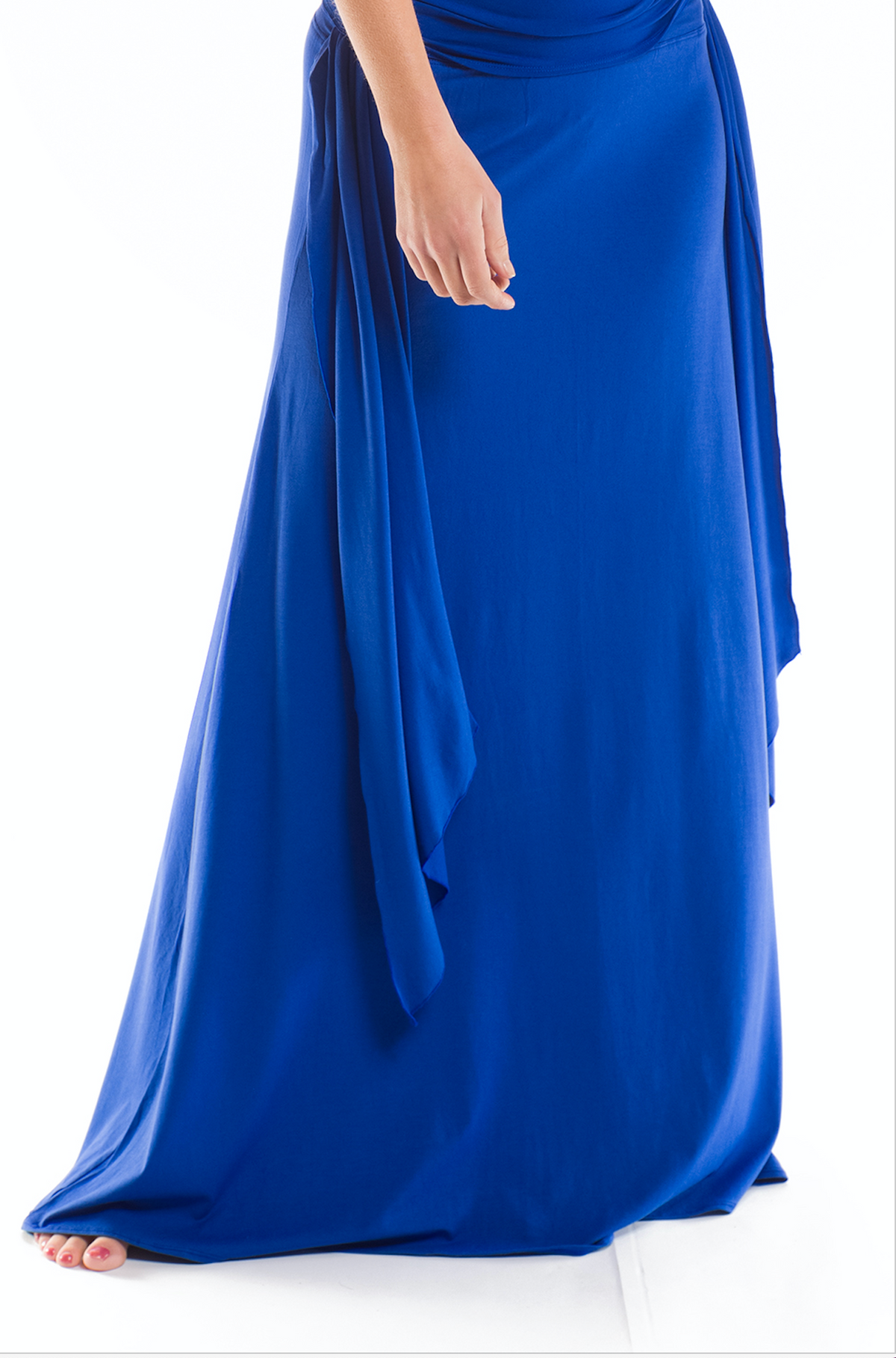 BAMBOO THAI SKIRT COBALT BLUE