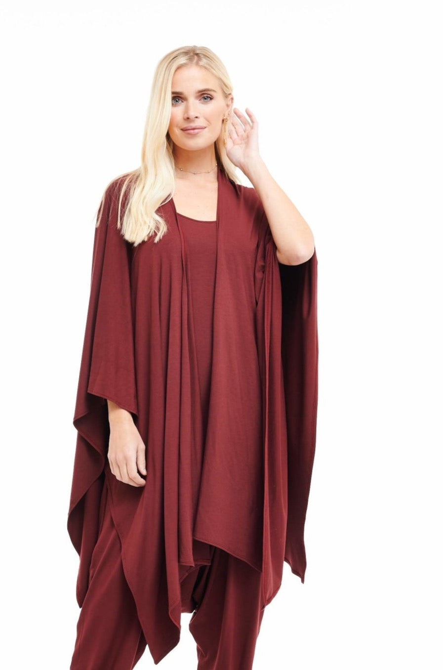 Bamboo Wrap Burgundy - MUDRA