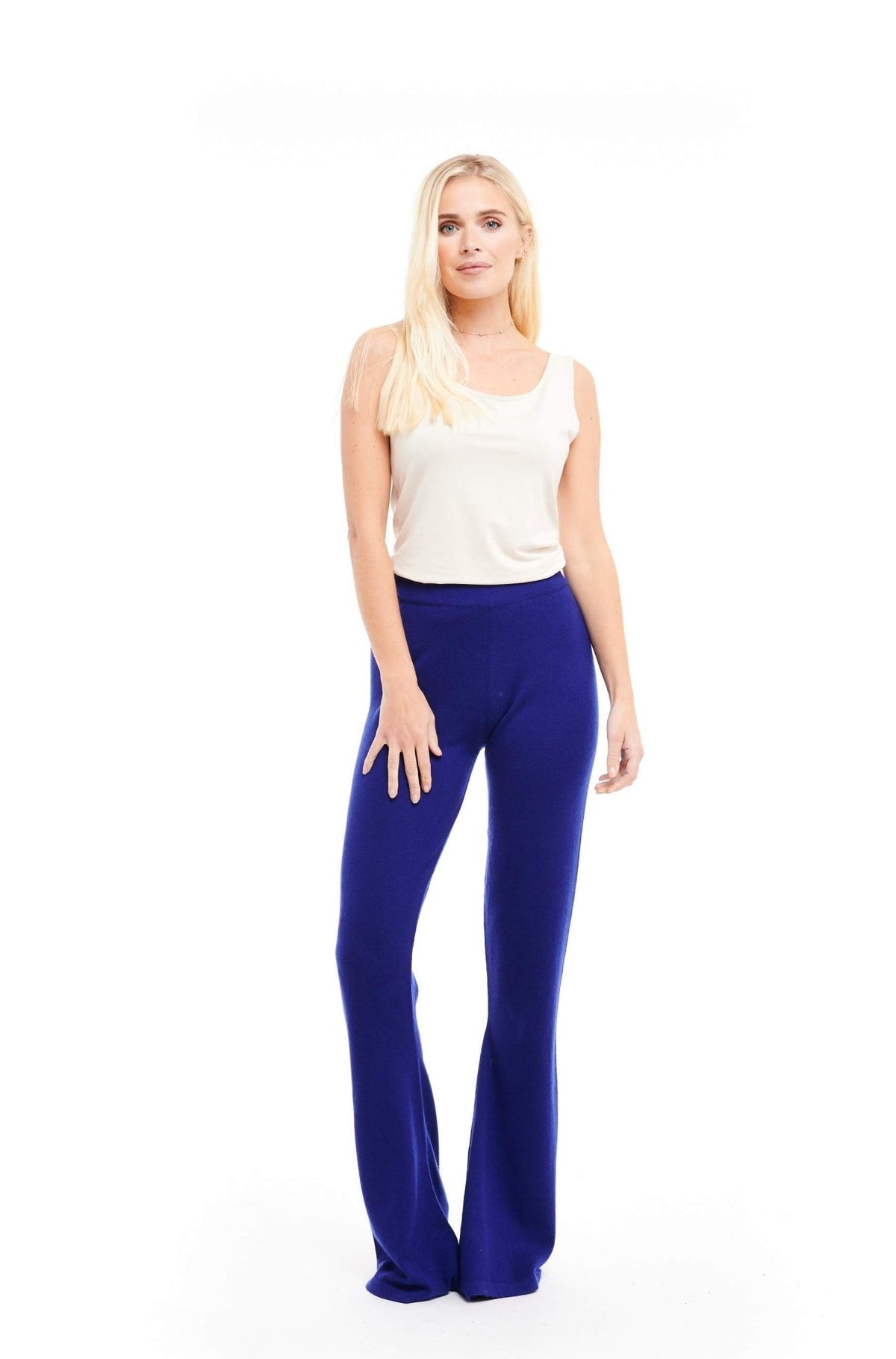 Cashmere Soul Yoga Pants Indigo - MUDRA