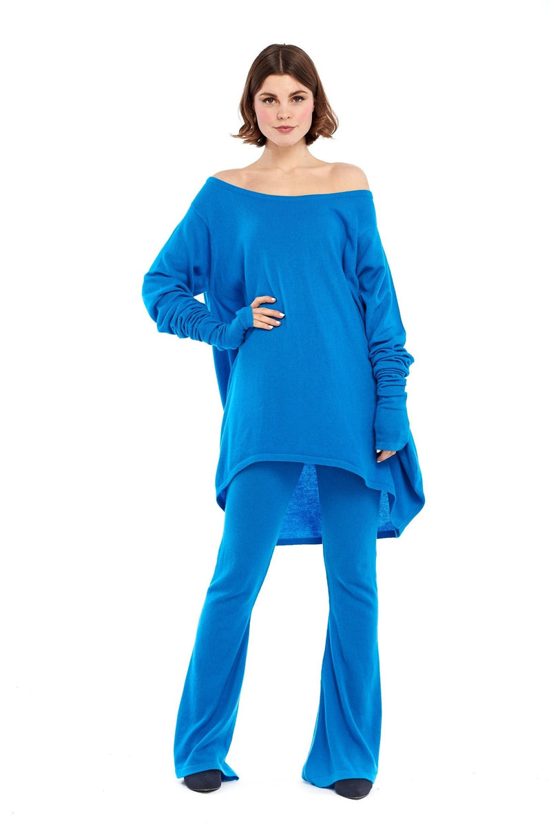 Cashmere Soul Yoga Pants Turquoise - MUDRA