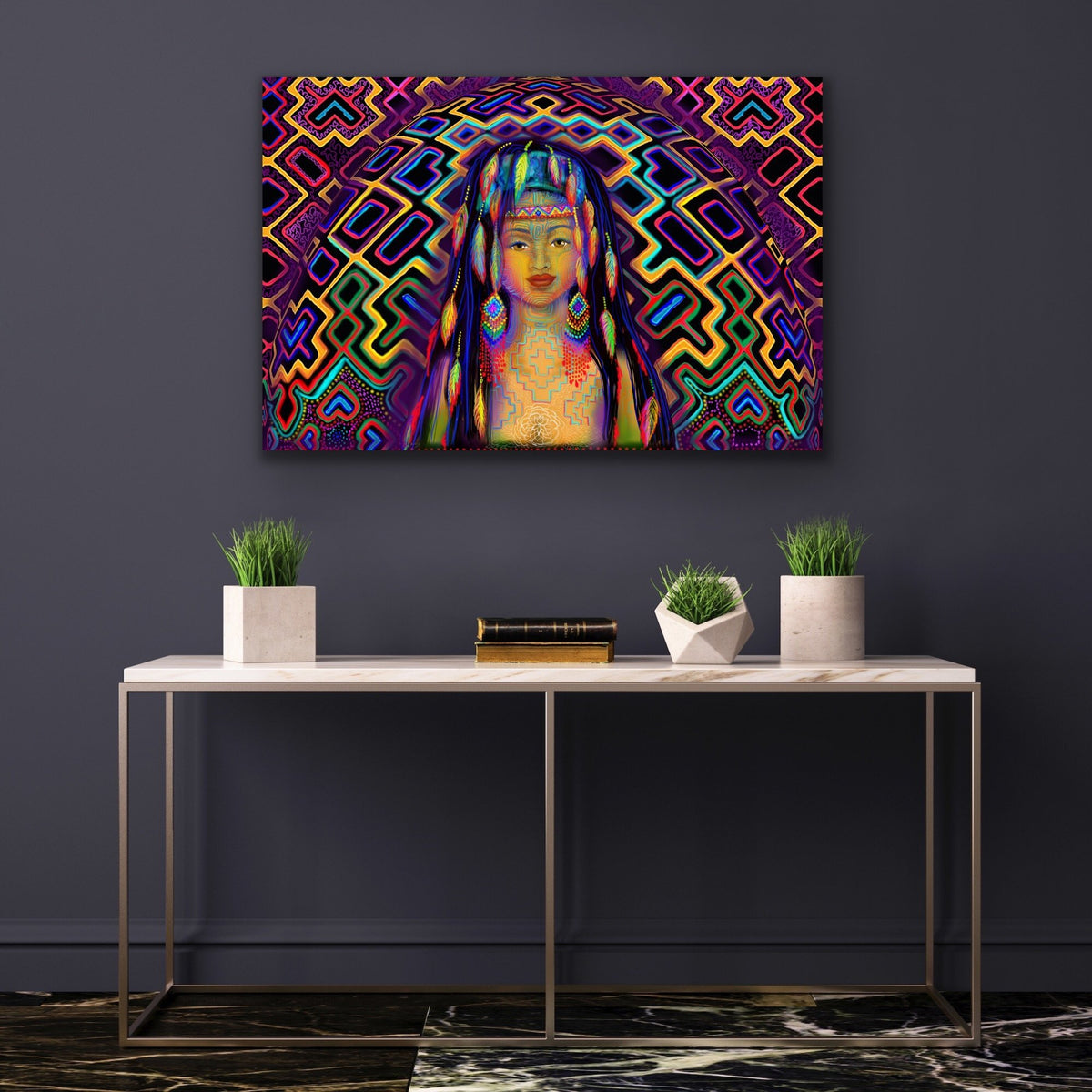 Condor Eagle Woman - Visionary Art - MUDRA