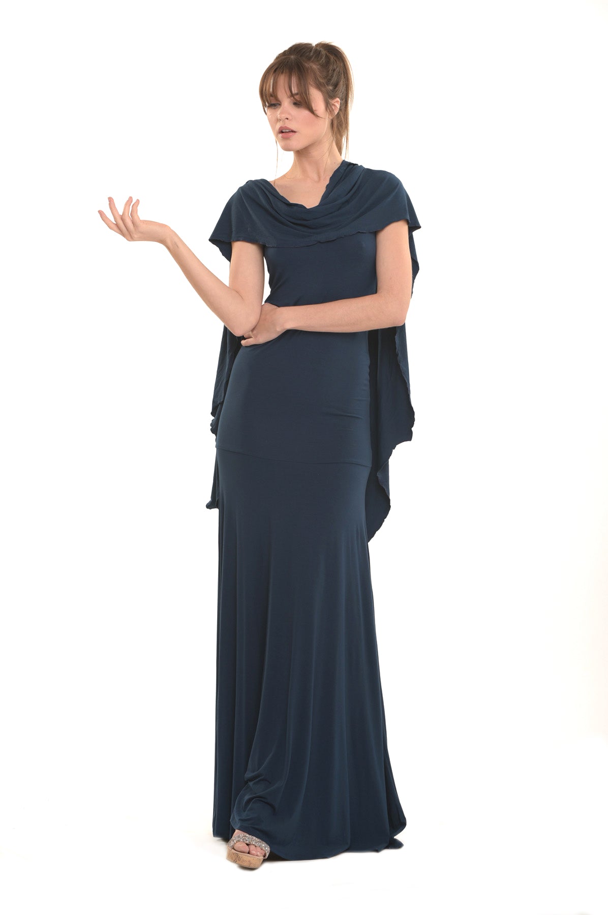 Bamboo Scarf Navy - MUDRA