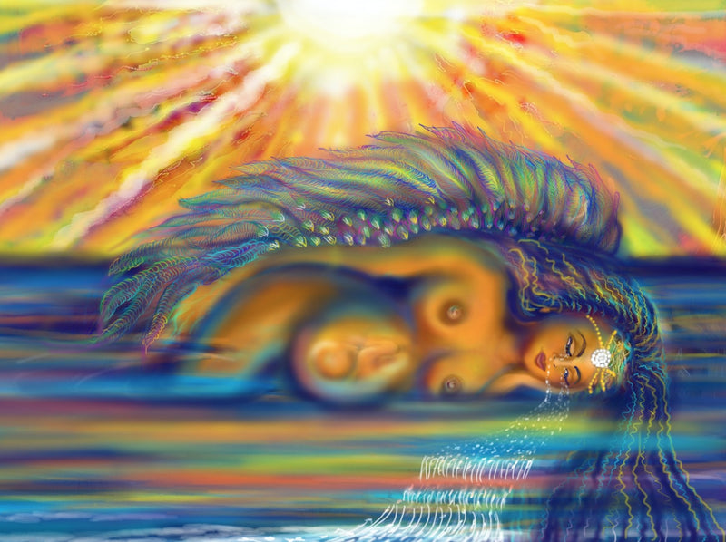Solar Reality Karma Clearing - Visionary Art - MUDRA