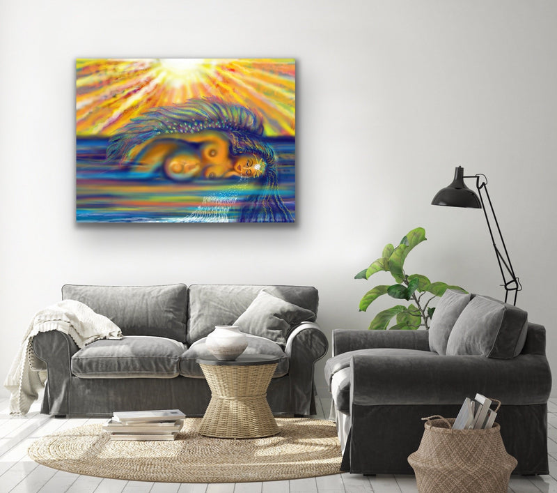 Solar Reality Karma Clearing - Visionary Art - MUDRA