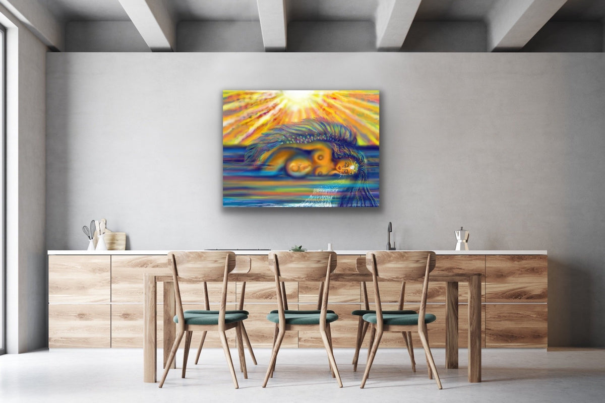 Solar Reality Karma Clearing - Visionary Art - MUDRA